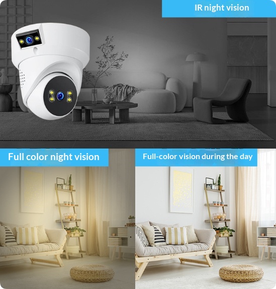 Câmera Inteligente HD Pan-Tilt para Monitoramento: Sua Segurança com Visão Completa